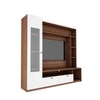 Casper Tv Unit Walnut And Frosty White 55 Inches Tv
