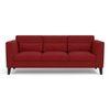 Lewis 3 Seater Fabric Sofa in Salsa Red Colour