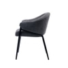 Vale Fabric Dining Chair in Grey Colour