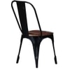 Steelon Iron Dining Chair in Black Colour