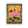 Lotuses Pichwai Canvas Wall Prints Canvas Wall Prints Set of 1 Multicolor Matte