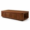 Camden Sheesham Wood Geometric Arch Coffee Table in Walnut Finish