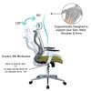 Wiweangs High Back Ergonomic Chair in Pearl Green Colour