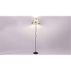 Sloane Multi Cotton shade with Iron floor lamp