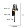 Devansh Metal Electric Wall Light in Black Colour with Black Shade Count of 1 Light