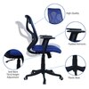 Zeeazyana Mid Back Ergonomic Chair in Blue Colour