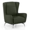 Aile Lounge chair In Olive Leatherette