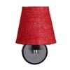 Devansh Metal Electric Wall Light in Maroon Colour with Maroon Shade Count of 1 Light