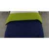 Falguni 
Navy Blue-Lemon Green Solid 250 Gsm Microfiber Single Bed Comforter