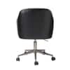 Doe Buck Colm Modern Black Leatherette Office Chair