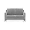 Abbey 2 Seater Fabric Sofa In Granite Weave Colour