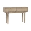 Scandinavian Forres Oak Console Table in Beige Colour