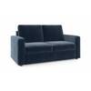 Apollo Sofa Set (Colour : Sea Port Blue Velvet, Cushion : Hard, Back Type : Regular, Seater : 2+1+1)