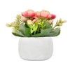 Full Bloom Artificial Plant With Nordic Face Planter