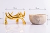 Opulent Antler Marble Centerpiece