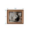 Artistry Brown White Laundry Frame Canvas Wall Prints Canvas Wall Prints Set of 1 Multicolor Matte