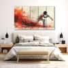 The Castle Decor Sports Art Wall Painting Wooden Framed Digital Painting 27x48 Inch (Style 6)