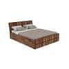 Meighen Solid Wood Queen Platform Storage Bed In Provincial Teak Finish