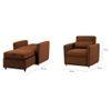 Jernell 1 Seater Sofa Cum Bed In Brown Color