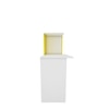 Marvel Study Table In Frosty White And Yellow
