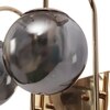 Eliante Modern Wall Lights Mild Steel & Glass Material Gold & Smoke Finish