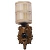 Eliante Modern Wall Lights Mild Steel & Glass Material Antique & Champaign Finish