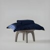 Stoa Paris Single Bedsheet with 1 Pillow Cover sheet with Mystique Blue