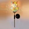 Devansh Metal Electric Wall Light in Black Colour with Multi Shade Count of 1 Light