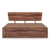 Marieta Solid Wood Queen Size Drawer Storage Bed In Teak Finish