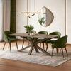 Anderson Solid Wood 8 Seater Dining Table In Danish Walnut Finish