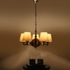 Devansh Wood Wall Mounted Lamp With Black Cotton Shade