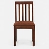 Aura 4 Seater Dining Set with Cushioned Chairs in Brown Colour