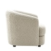 Elegantensemble Wood 1 Seater With Upholstery Non Storage Sofa In White Colour