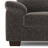 Esquel Premium 1 Seater Fabric Sofa in Smoke Grey Colour