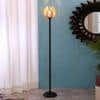 Boone Black Bamboo Shade Floor Lamp