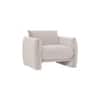 Scandinavian Holden One Seater Sofa in Grey Mist Finish Pet Friendly