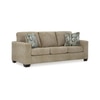 Alijah 3 Seater Sofa In Fabric Brown Color