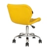 Beautiful Leatherette Dining Chair in Yellow Colour