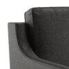 Abbey Sectional Sofa (Colour : Steel, Cushion : Soft, Seater : Right Aligned 3 Seater + Right Aligned Chaise)