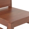 Atlas Solid Wood 6 Seater Compact Storage Dining Table With 6 Atlas Wooden Seat Dining Chairs (Finish: Honey)