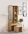 Hexa Red Wooden Dressing Table in Giant Wood Colour
