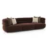 Myko 3 XL seater Fabric Sofa in Sangaria Loom