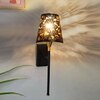 Devansh Metal Electric Wall Light in Black Colour with Black Shade Count of 1 Light