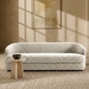 Elegantensemble Wood 3 Seater With Upholstery Non Storage Sofa In White Colour