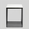 Black Metal Side Table in Black Colour