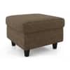 Walton Compact Ottoman Sofa Fabric - Fossil Brown