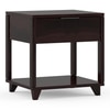 Capri Bedside Table Finish Mahogany