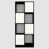 8 Shelves Semi Open Multipurpose Matrix Kitchen Cabinet In Highland Pine & Chiyoda Wange Finish