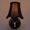 Devansh Gold Antique Wall Mounted Lamp With Black  Cotton Shade
