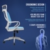 Kepler Brooks Quartz HB Office Desk Chair in Grey Colour